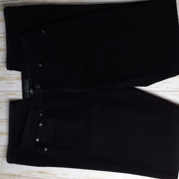 Lauren Ralph Lauren Jean Classic Bootcut Black Jeans Women's Size 6 - Picture 5 of 16